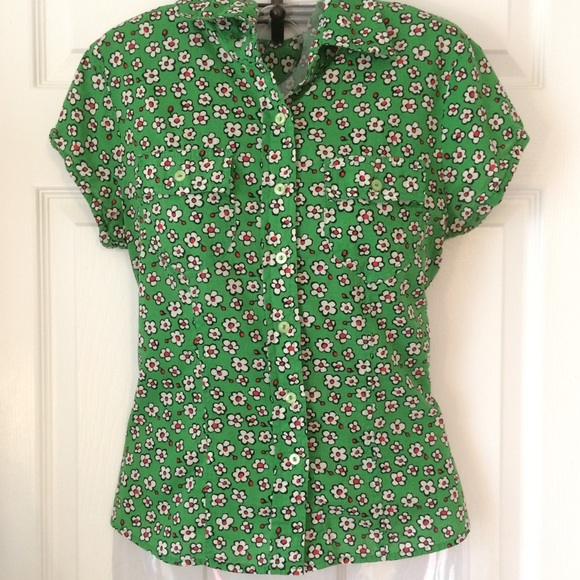 Green daisy shirt Outlet